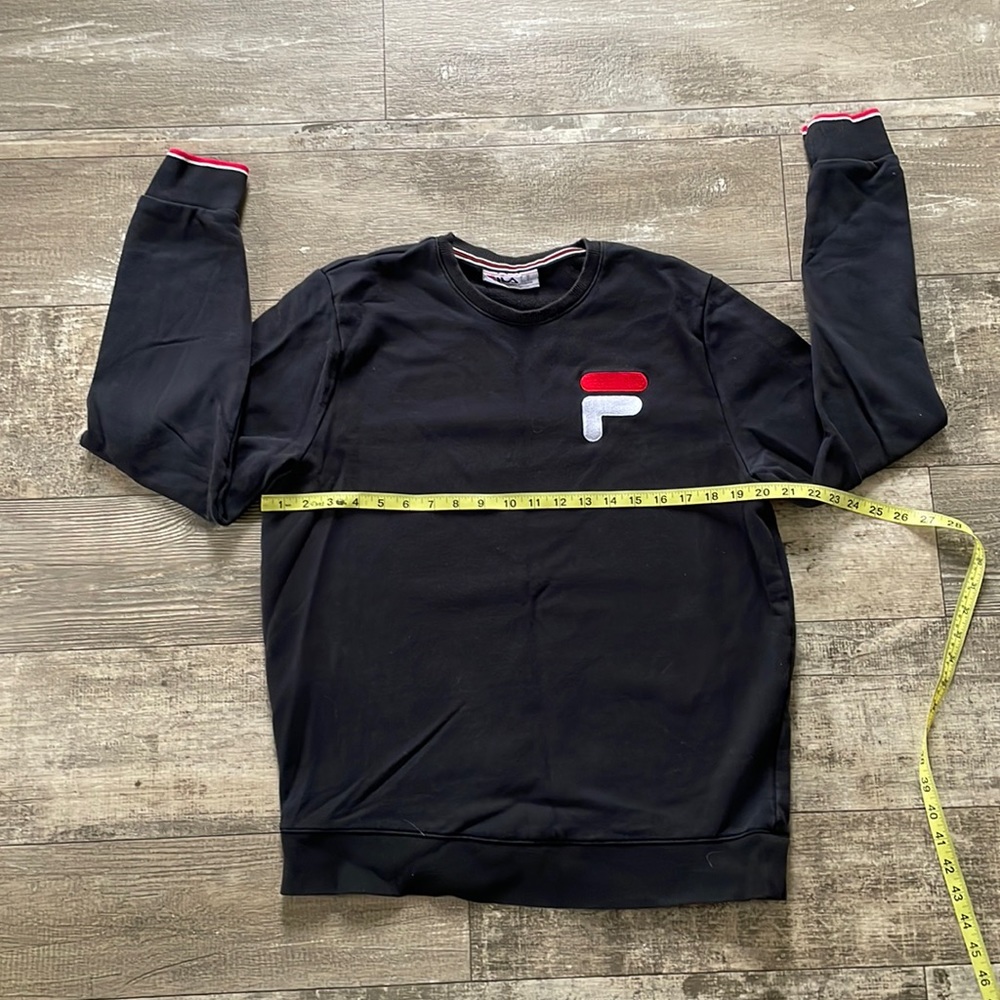 FILA Black Crewneck Size M